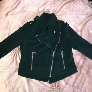 A forest green stylish jacket